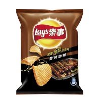 台湾 乐事波乐 洋芋片 香烤肋排味 64g